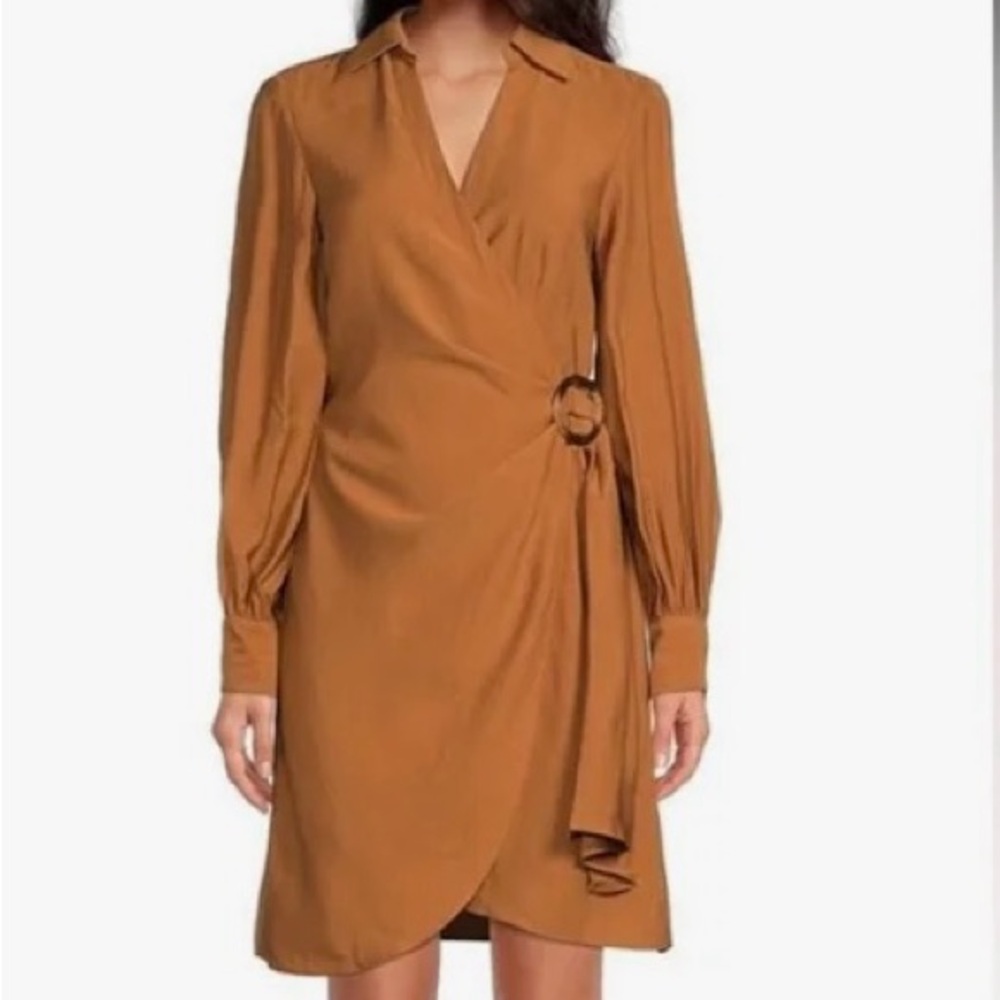 Gianni Bini Belted Wrap Mini Dress
